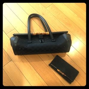 Gucci bag and wallet